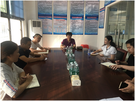 集團(tuán)副總裁、財(cái)務(wù)總監(jiān)徐健前往英德港灣新材料有限公司進(jìn)行考察指導(dǎo)工作