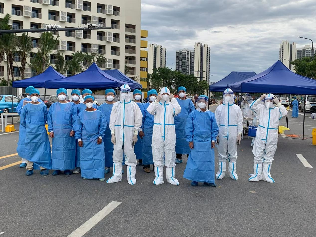 助力疫情防控，港灣工程公司海南分公司在行動